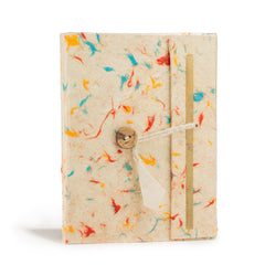 Lokta Mixed Colour Cotton Notebook – Medium (15x12cm) – 45 Leaves product image