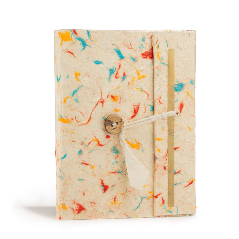 Lokta Mixed Colour Cotton Notebook – Medium (15x12cm) – 45 Leaves product image