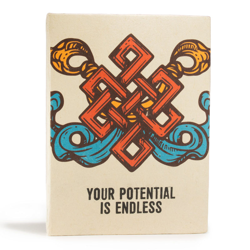 Lokta Inspiration Notebook – Your Potential – Large (21x15cm) – 45 Leaves – Includes Bookmark product image