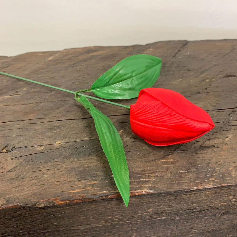 Craft Soap Flower - Med Tulip - Red product image