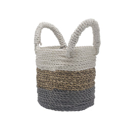 Seagrass Basket Set - Grey / Natural / White product image 2