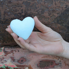 Love Heart Bath Bomb 70g - Baby Powder product image 3