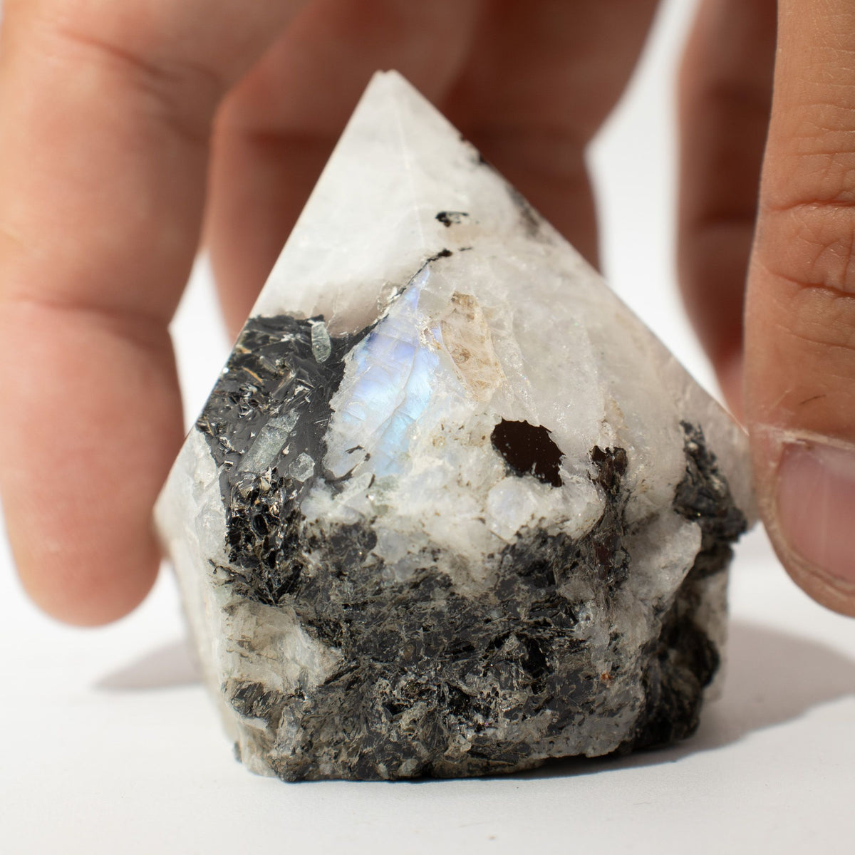 Gemstone Top Polished Points - Rainbow Moonstone (approx 5-6 pieces) product image 3