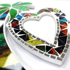 Large Mosaic Coconut Picture Frame - Double product image 6