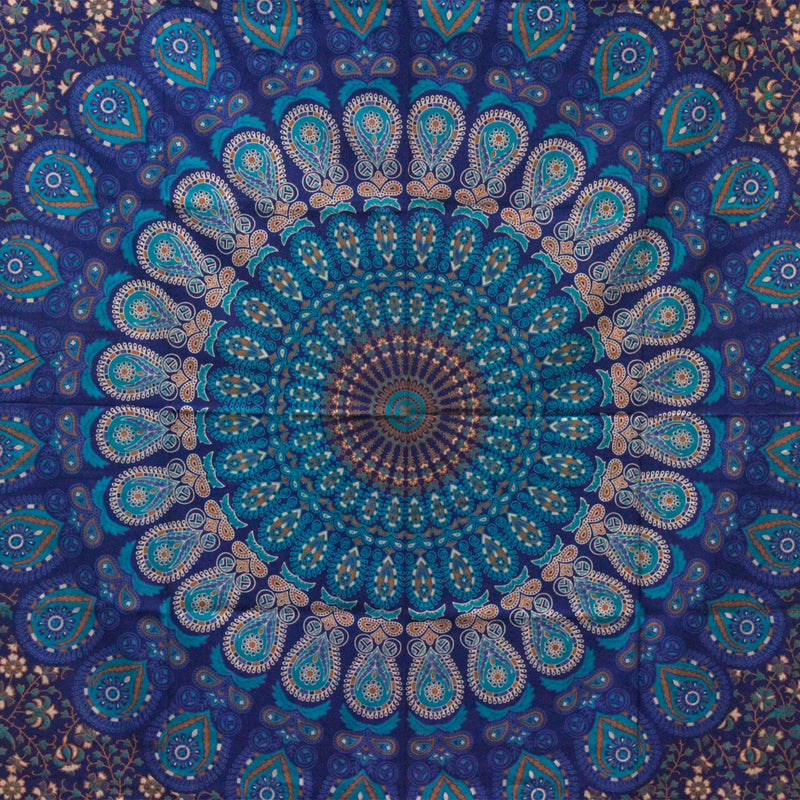 Double Cotton Bedspread + Wall Hanging - Classic Mandala product image