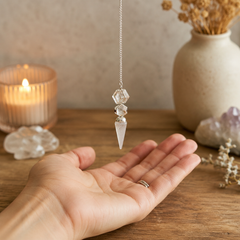 The Architect of Clarity - Three Piece Pendulum - Crystal Quartz product image 3