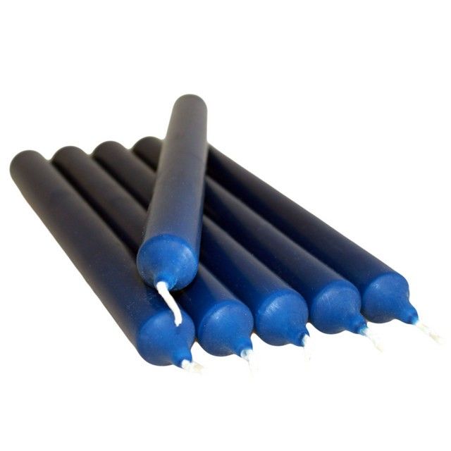 Navy Blue Dinner Candle product image