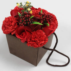 Soap Flower Bouquet - Red Rose & Carnation product image 2