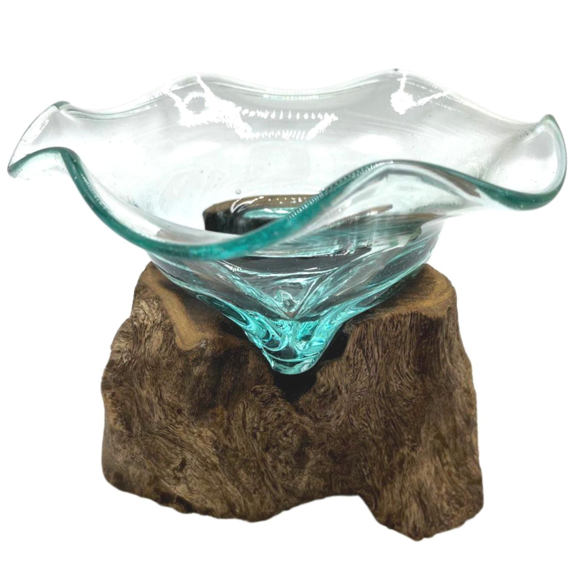 Molton Glass Fancy Sweet Bowl on Wood product image 6