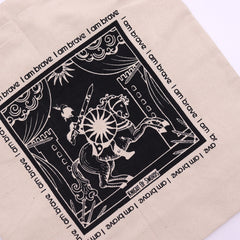 Hop Hare Tote Bag - I am Brave product image 2
