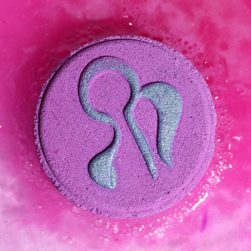 Set of Zodiac Bath Fizzers with Horoscope - Virgo product image