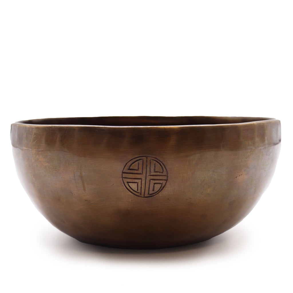 Extra Large Indian Moon Phase Singing Bowl - (approx 1500g) - 22cm product image