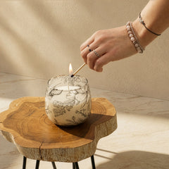Medium Glass Jar Candles - Drawn by Flame