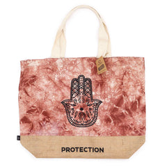 All Natural Bag - Terracotta Stonewash - Hamsa - Protection product image