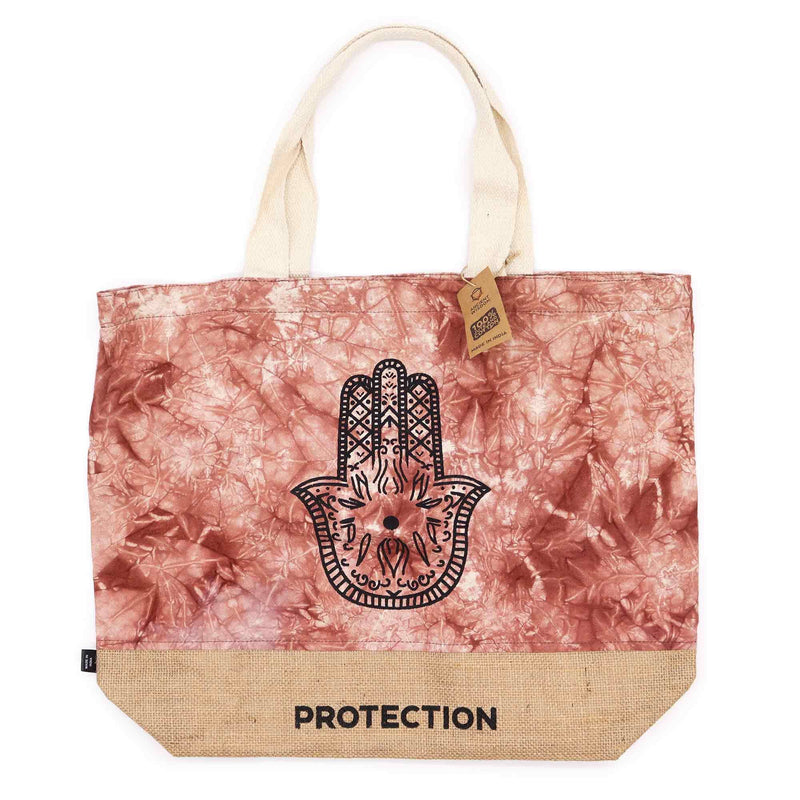 All Natural Bag - Terracotta Stonewash - Hamsa - Protection product image