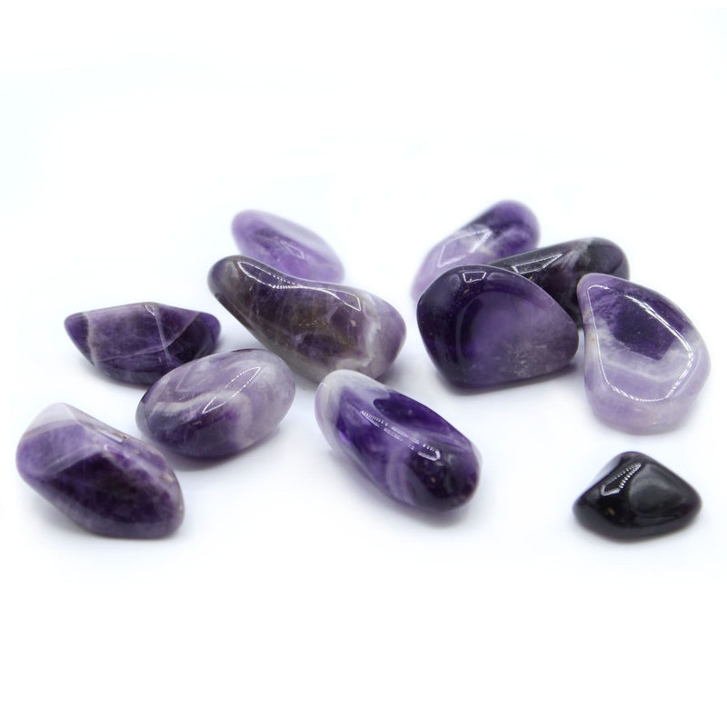 Tumble Stones - Amethyst Banded Band A product image