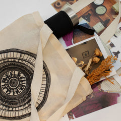 Nomad Sari Iconic Basic Tote Bag - Urban Mandala - Natural 4oz product image 3