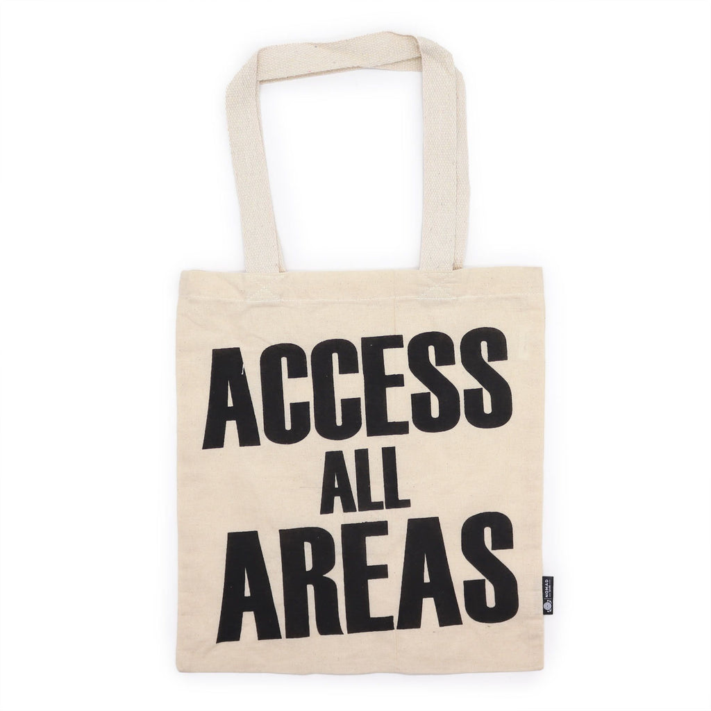 Iconic Basic Tote Bag - ACCESS ALL AREA - Natural 4oz product image 4