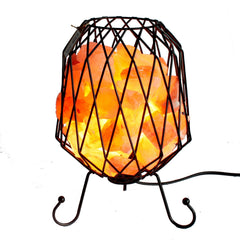 Mesh Salt Rock Brazier,Pink Salt Chunks, Cable & Bulb product image 4