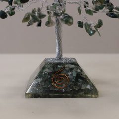 Gemstone Tree with Organite Base - 320 Stone - Moss Agate product image 3
