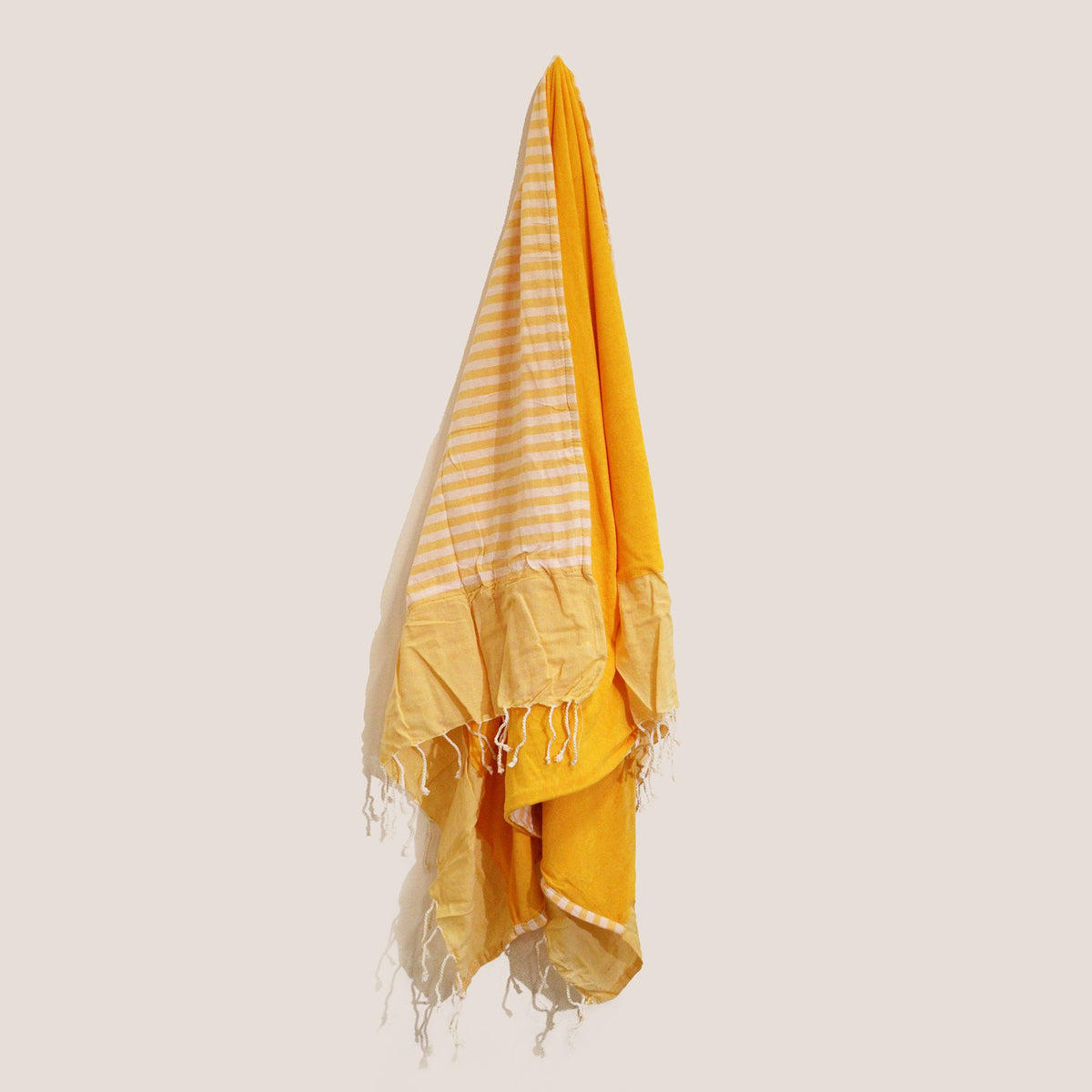 Cotton Pario Towel - 100x180 cm - Sunny Yellow product image 3