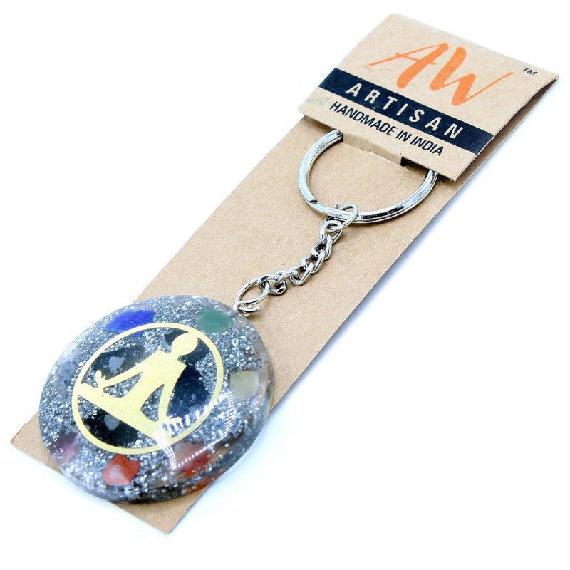 Orgonite Power Keyring - Buddha Seven Chakra product image