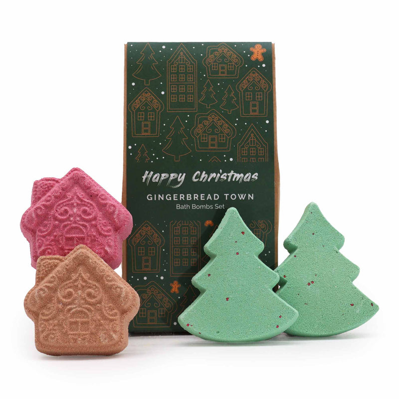 Gingerbread Town Christmas Bath Bomb Gift Pack product image