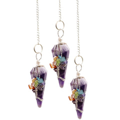 Magic Pendulum - Seven Chakra - Amethyst product image