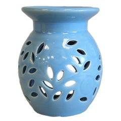 Floral Oil Burner - Blue product image 3