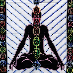 Handbrushed Cotton Wall Art - Chakra Buddha product image 4