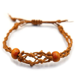 Gemstone Bracelet Cord - Brown product image 3