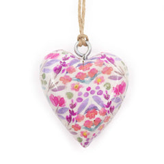 Lrg Decor Wood Heart - Pretty Floral product image 2