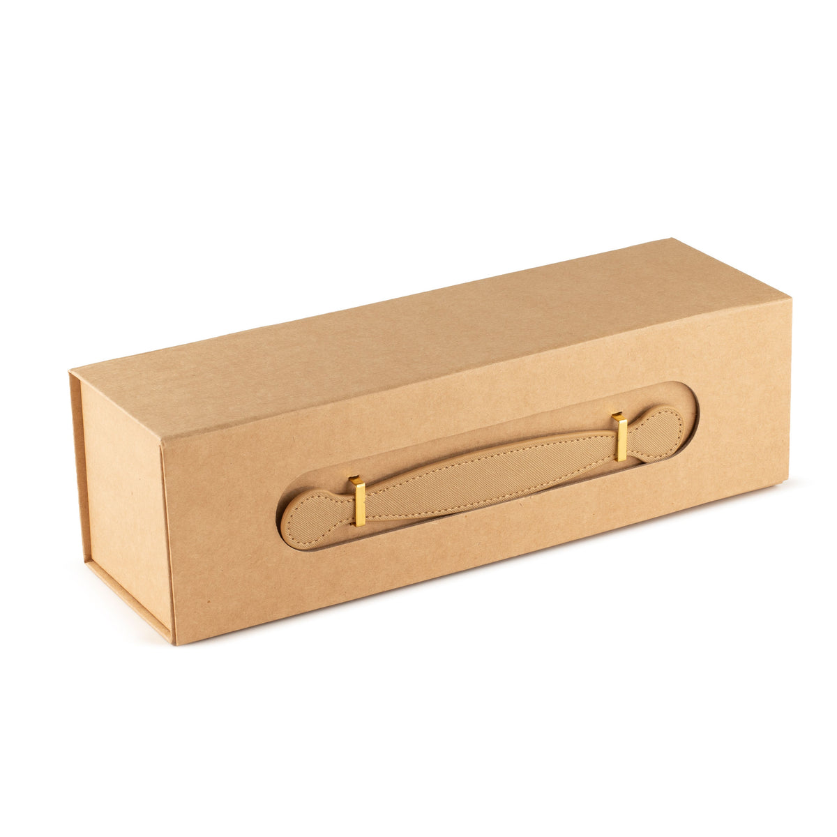 Flat Pack Gift Box - Wine Box Shape (33.5x10x10.5cm) - Brown Craft - product image 8