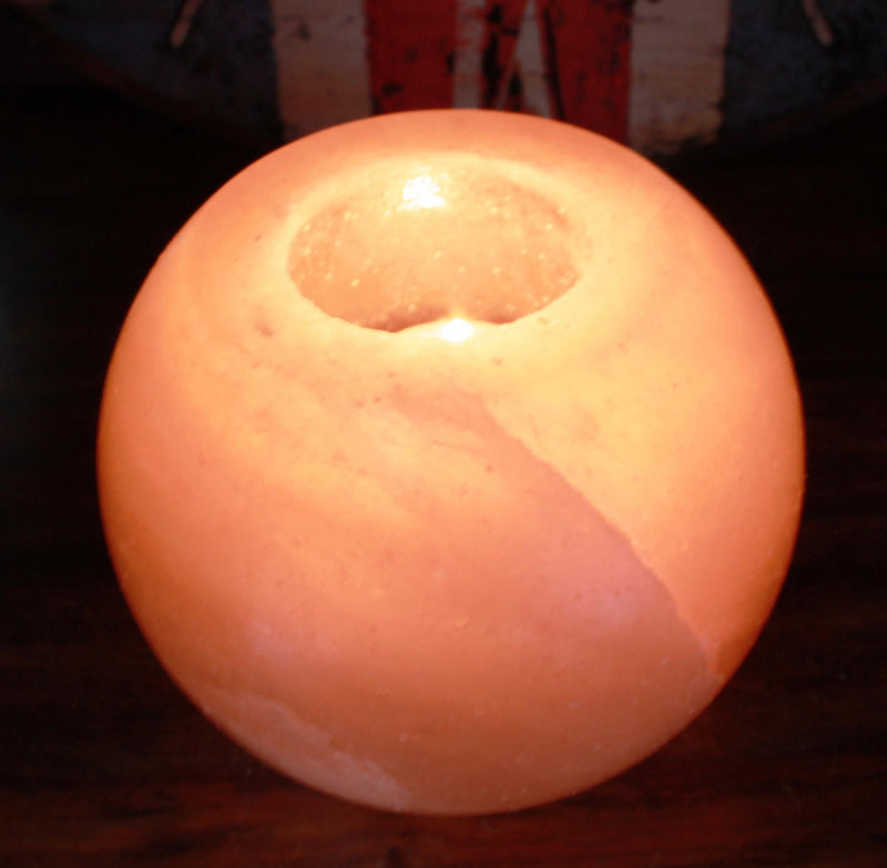 Salt Candle Holder - Round product image