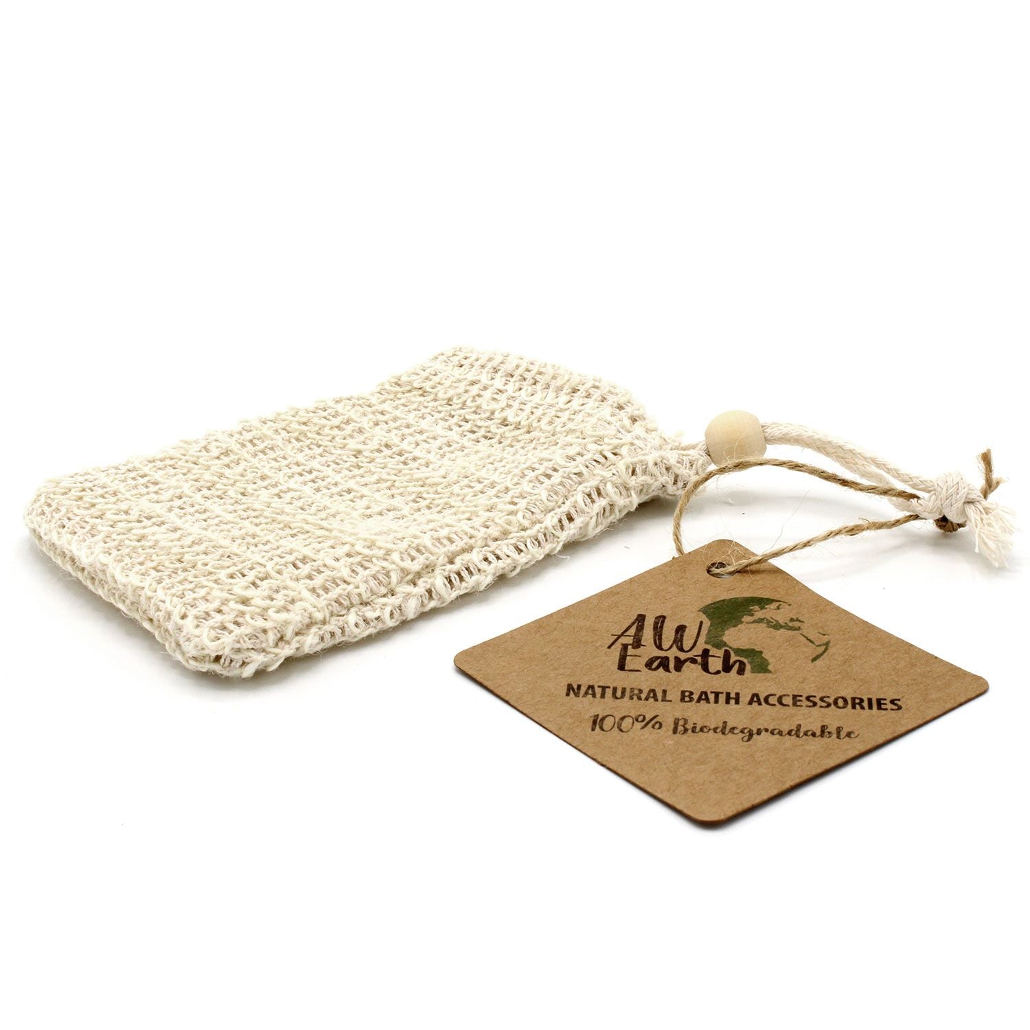 Nature Soap Bag - Washed Jute product image