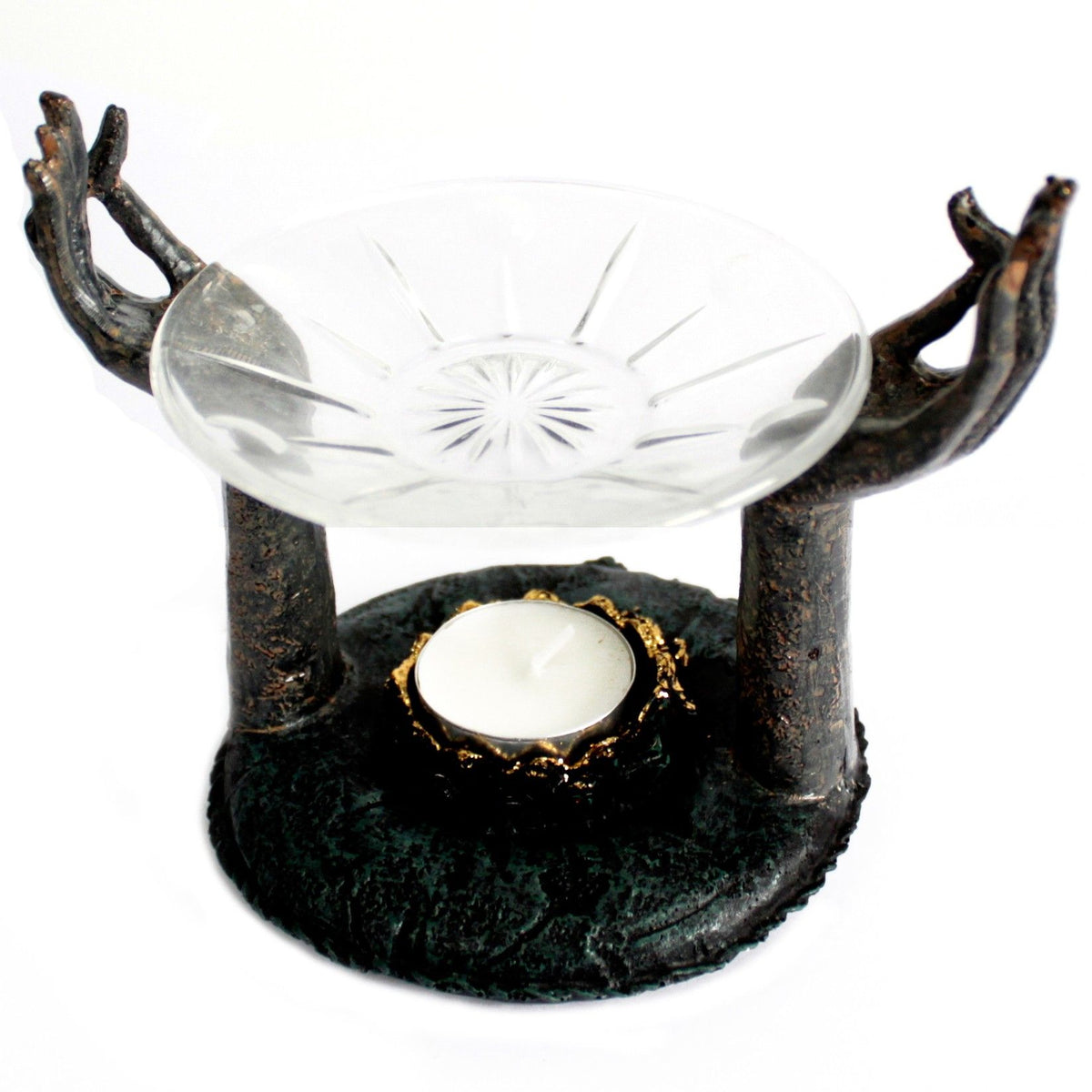 Antique Buddha - Om Hands Oil Burner product image 2