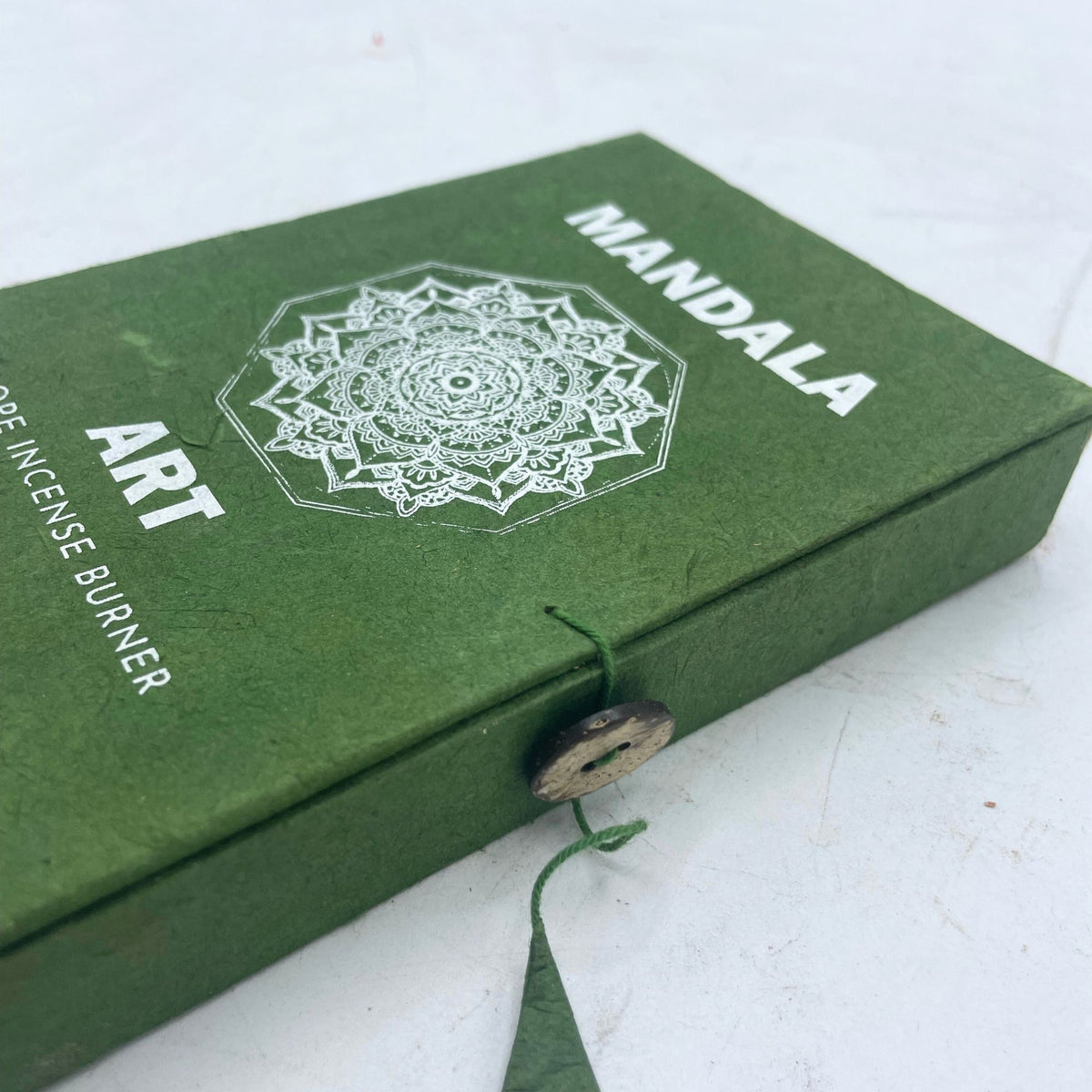 Rope Incense and Silver Plated Holder Set - Mandala Flower product image 2