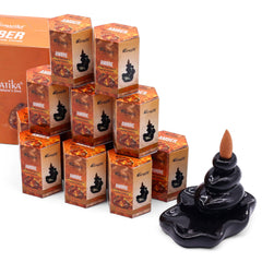 Pack of 10 Masala Backflow Incense - Amber product image 2