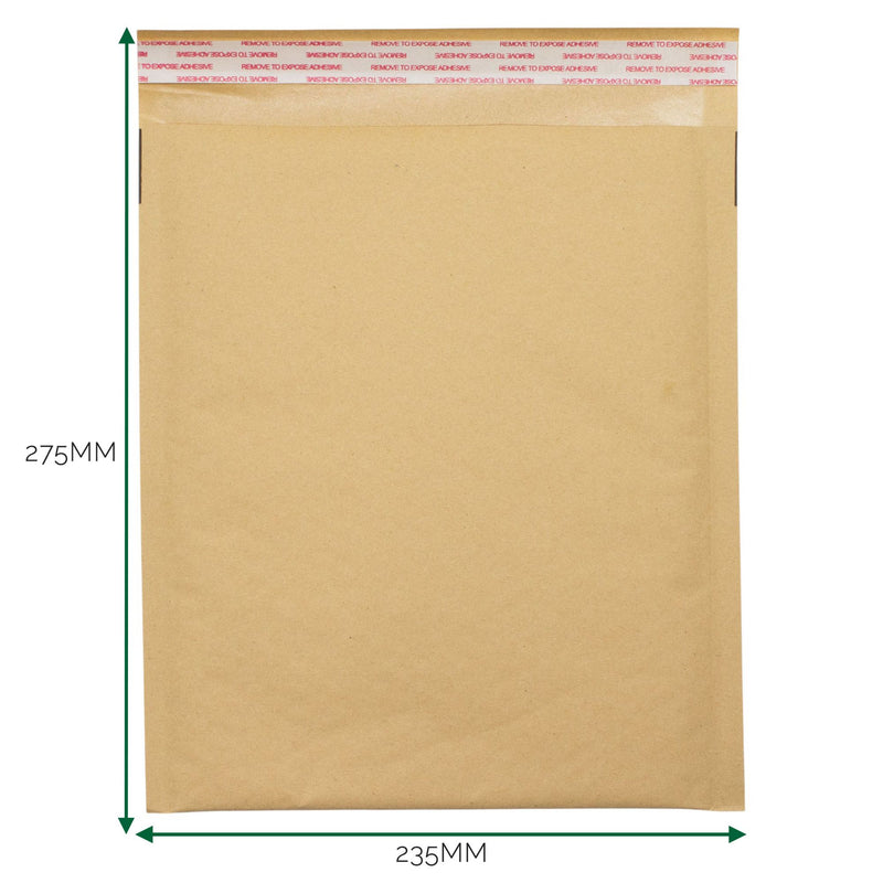 Kraft Padded Bubble Envelope (235x275+40mm) product image