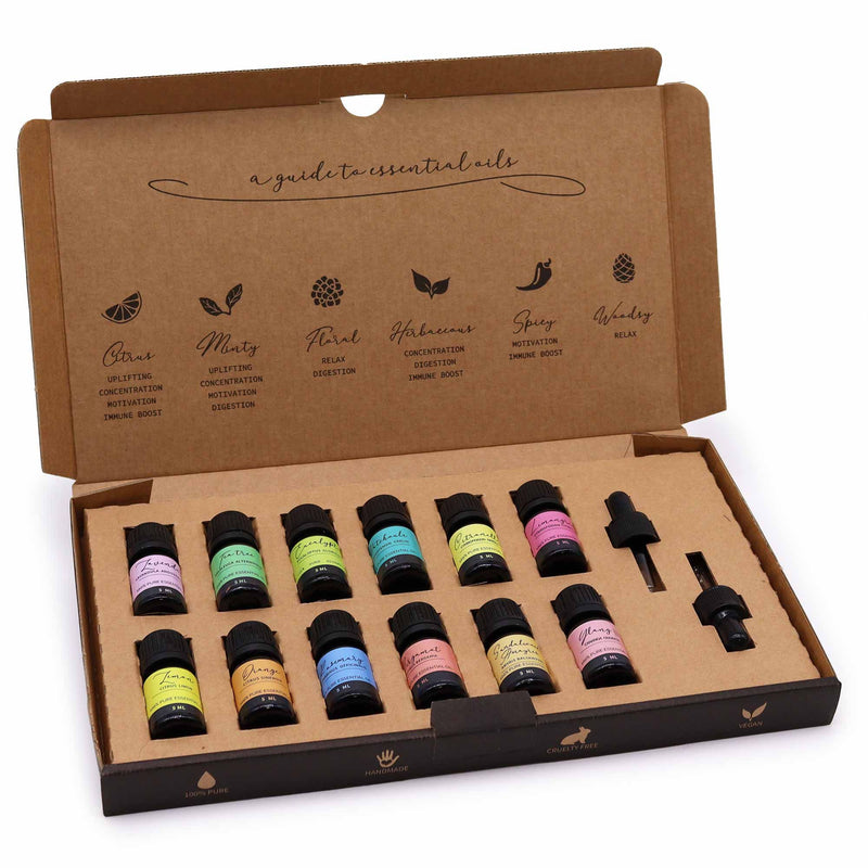 Aromatherapy Essential Oil Set - The Top 12 product image