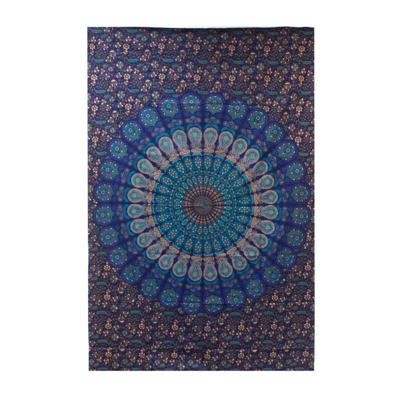 Single Cotton Bedspread + Wall Hanging - Classic Mandala product image