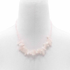 Longstone Gem Necklace - Rose Quartz product image