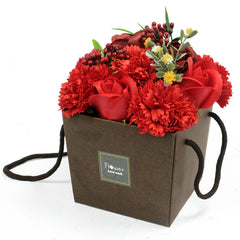 Soap Flower Bouquet - Red Rose & Carnation product image
