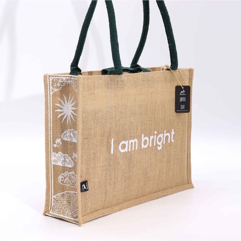 Hop Hare Jute Big Bag - I am Bright product image