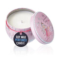 Art Tin Candle - Assorted Design - Friendly Messages - Parma Violet product image