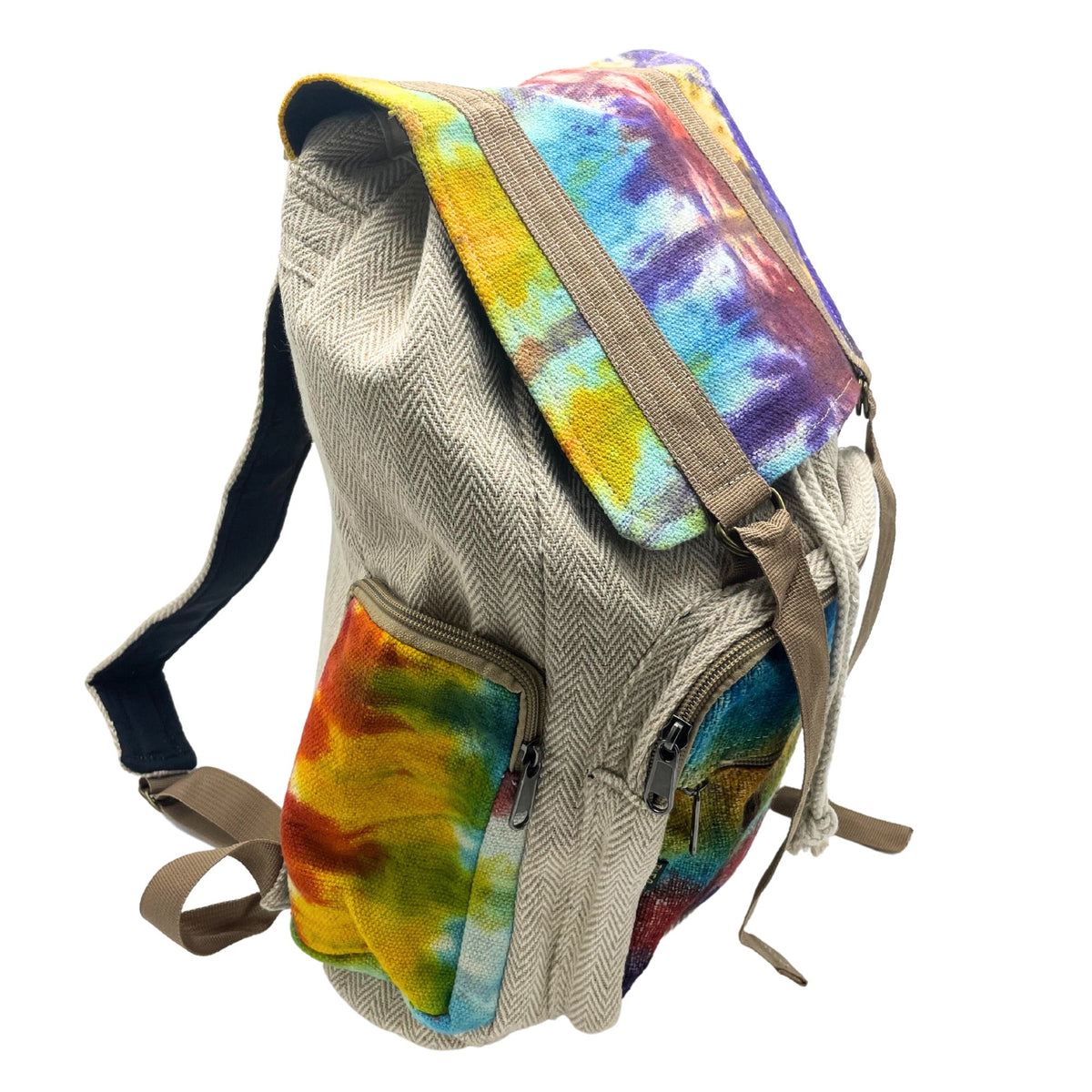 Tiedye Hemp Large Square Backpack - product image 4