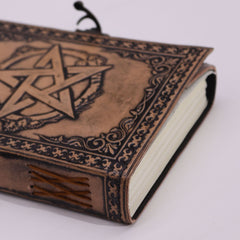 Pentacle - Esoteric Notebook - Anique Grey - 200 pages Stich Edge- 17.5x12.5x3cm product image