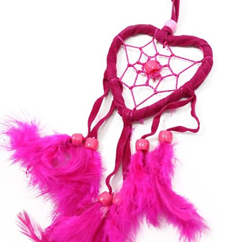 Bali Dreamcatchers - Small Heart - Turq/Pink/Purp product image