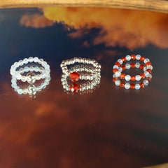 Nymph Spirit Gemstone Ring Set - Blood Moon product image 5