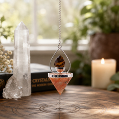 Gemstone Lantern of Life Pendulum - Sunstone & Tigereye product image 3